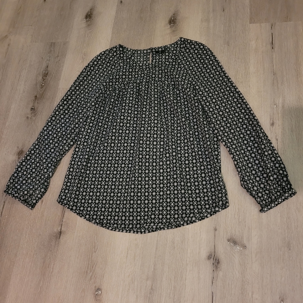 Mango Casual Long Sleeve Blouse Size 8